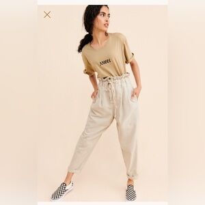 Free People Margate Pleated Trousers - Size Medium